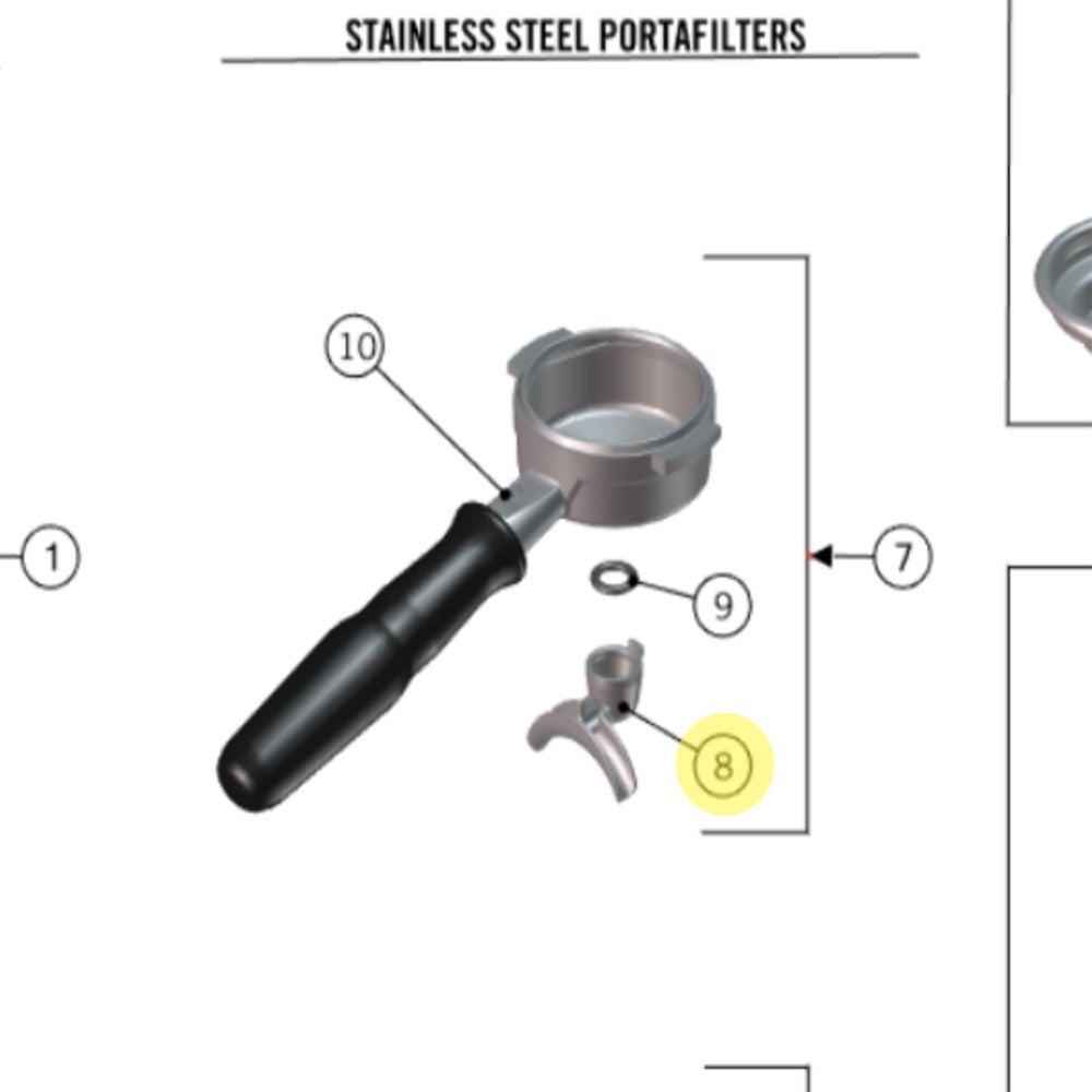 Removable Double Spout for L111/2NAC / A.5.114