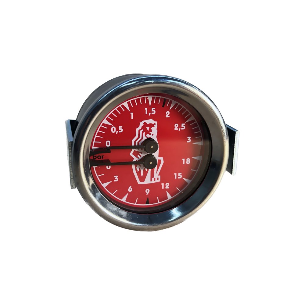 Linea PB/KB90 Red Pressure Gauge