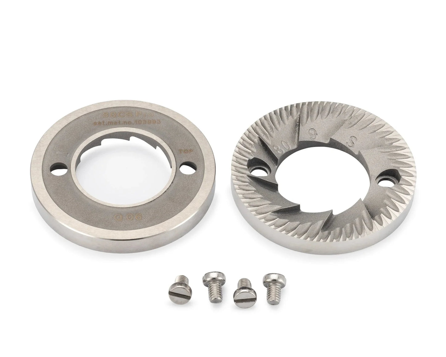 Mahlkonig 80mm Premium Cast Steel Burrs, E80S / PEAK